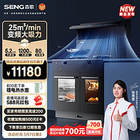 SENG 森歌 T6ZK-G超跑系列蒸烤一体独立蒸烤箱集成灶一体灶 蒸箱烤箱抽油烟机一体机 天然气左排烟