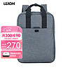 乐上（LEXON）商务休闲双肩包女士背包14英寸男士笔记本电脑包旅行布艺大书包户外旅行包蓝色