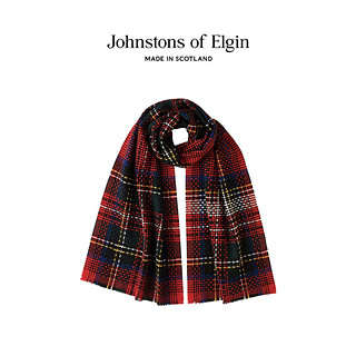 【免费】Johnstons of Elgin英伦格纹织风纯羊绒围巾男女