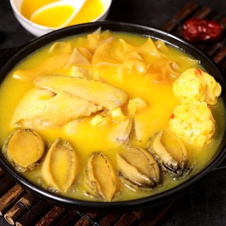 蟹太太（mRSCRAB）花胶鸡港式火锅鲜炖鲍鱼鸡汤1KG加热滋补即食方便菜年货佳品 花胶鸡1kg（）