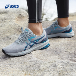asics亚瑟士新款gt100011男子运动鞋稳定支撑回弹透气轻量跑鞋