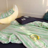 安睡宝（SOMERELLE）夏季空调被大豆纤维被子被芯可机洗夏凉被单人薄款被子套件三 抹茶卷 单夏被：200x230cm