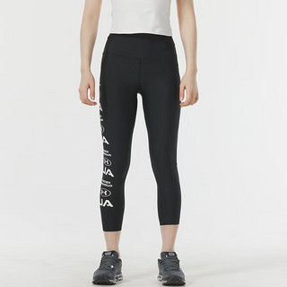 安德玛（UNDERARMOUR）UA女裤 运动裤跑步裤瑜伽训练长裤时尚潮流透气舒适紧身裤 1361013-001 XS