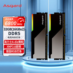 Asgard 阿斯加特 博拉琪 DDR5 6800MHz 台式机内存条 32GB(16G*2) 灯条