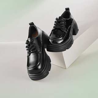 热风2024年春季女士时尚休闲鞋 01黑色（H01W4517） 36