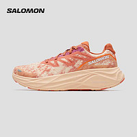 萨洛蒙（Salomon）女款 户外运动轻量舒适稳定透气路跑跑步鞋 AERO GLIDE 2 桃石英 474266 4 (36 2/3)