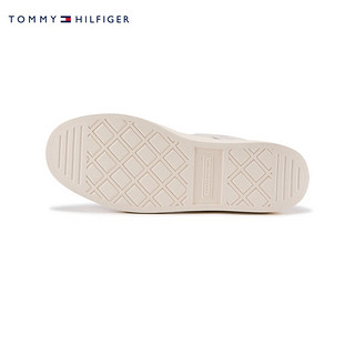 TOMMY HILFIGER  24春季女装复古拼接刺绣板鞋休闲运动鞋FW0FW07889 米白色AEF 36