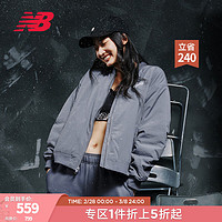 NEW BALANCE外套24女款潮流舒适运动夹棉夹克 GT WJ33507 2XL