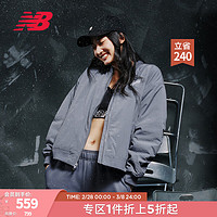 NEW BALANCE外套24女款潮流舒适运动夹棉夹克 GT WJ33507 XL