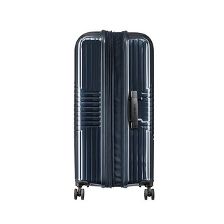 新秀丽（Samsonite）可扩展登机箱拉杆箱线条设计万向轮20英寸/24英寸 黑色 DK0 深蓝色 24英寸