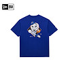 NEW ERA纽亦华2024新款MLB短袖T恤情侣球队卡通印花 14187333-蓝色 S