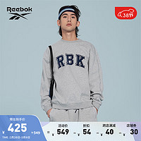 Reebok锐步2024春夏男女同款经典休闲运动针织套头衫卫衣 24SRC305U-GG3 A/2XL