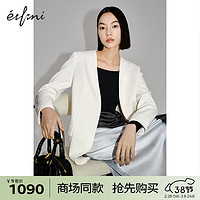 伊芙丽（eifini）伊芙丽西装1F2110311 象牙白 170/92A/XL