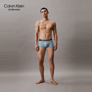 Calvin Klein内衣【明星同款风暴引力带】24春夏男提花低腰防夹臀内裤NB3836 CYA-浪花绿 L