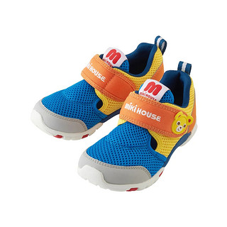 88VIP：MIKI HOUSE MIKIHOUSE儿童凉鞋男女童夏季网面透气包头护脚二段大童学步凉鞋