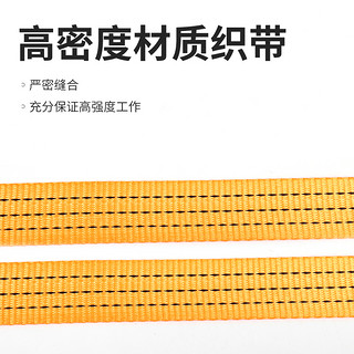 莱普特货物货车紧绳器汽车固定带货物绑带收紧器拉紧器货车绳子绑货带 无钩4CM宽*3米