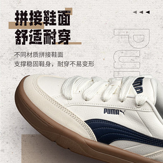 彪马（PUMA）男鞋女鞋 24春季运动鞋复古时尚板鞋低帮轻便缓震耐磨休闲鞋 397262-07/主推款/白色-海军蓝 37