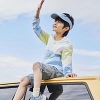 TOREAD 探路者 儿童防晒衣男女中大童装夏季款外套皮肤衣服 晴空蓝黄色 140