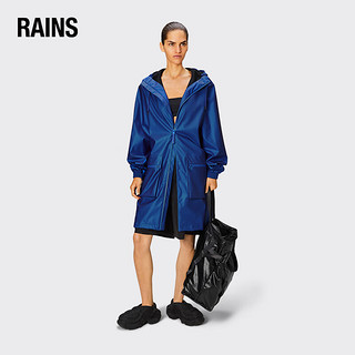 RainsRains 中长款防水风衣外套 风衣男女同款雨衣Cargo Long Jacket 黑色 S