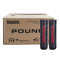 天龙（Teloon）TOUR pound 网球高弹耐磨训练球比赛练习用球 4粒装24听 TOUR POUND（4颗装*24听）