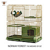 NWFOREST猫笼超大自由空间家用挪威森林猫笼子猫别墅大号猫舍猫窝 绿野仙踪-两层3室（裸笼）