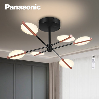 Panasonic 松下 吊灯花灯客厅灯具卧室灯导光板吊灯 焕昕6头  40瓦  HHLZ5603