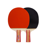 88VIP：DHS 红双喜 乒乓球拍2只装双拍套装适用初学者儿童学生乒乓球拍横直拍