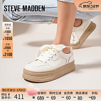 史蒂夫·马登 STEVE MADDEN /思美登休闲面包鞋厚底溶解鞋女 ATHENS 米白色 40