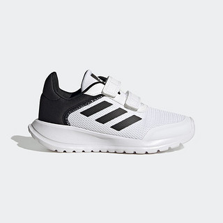 adidas Tensaur Run 2.0魔术贴休闲运动鞋男小童阿迪达斯轻运动 白色/黑色 35码