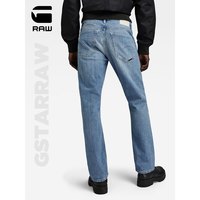 G-STAR RAW2024春新Mosa修身男士中腰厚款直筒牛仔裤D23692 褪色海洋蓝 3232