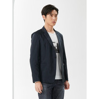 利郎轻薄款西服外套男春夏2024一粒扣商务休闲男士单西上衣 深蓝(23CDX121SA) 195/104A