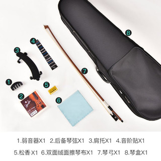 台氏手工实木初学者小提琴成人儿童考级专业级小提琴入门演奏乐器