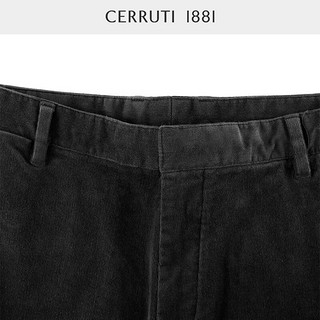 CERRUTI 1881男装早春商务长裤时尚直筒休闲裤男C4861EI031 炭灰 46