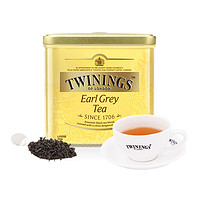 TWININGS 川宁 英国TWININGS川宁进口伯爵红茶500g罐散茶铁罐装茶叶佛手