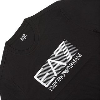 ARMANI/阿玛尼 EA7 男士时尚印花短袖圆领T恤 6LPT81 PJM9Z 深灰色 977 XXL