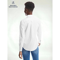 布克兄弟（BrooksBrothers）女士24早春Supima棉免烫简约衬衫 1001-白色 10