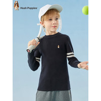 暇步士(Hush Puppies)童装男童线衣春秋装儿童线衣舒适混纺细腻柔软时尚休闲潮 燕麦卡其 120cm