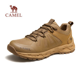 骆驼（CAMEL）男鞋2024春季户外运动鞋男软底透气耐磨登山徒步跑步鞋男 G14S829168 卡其/大地黄 44