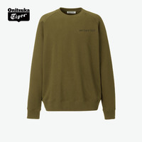 Onitsuka Tiger鬼塚虎套头卫衣 休闲百搭圆领卫衣 2183B182-300 深绿色 L