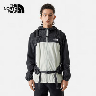 北面（The North Face）防风夹克运动户外男薄风衣薄夹克舒适耐穿24春季|8AUS AZ5/灰黑色 XXXL/190