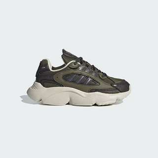 阿迪达斯（adidas）童鞋三叶草春秋儿童经典休闲鞋 IG1842深绿 1-/33.5码/205mm