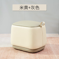 比尔迪(BIERDI)凳子家用小凳子现代简约沙发凳客厅皮凳子坐墩茶几矮凳门口换鞋凳