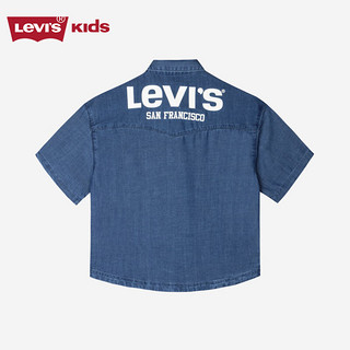 LEVI'S儿童童装衬衫LV2422268GS-001 河床蓝 150/72