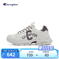 Champion 冠军老爹鞋男增高时尚休闲运动潮流女鞋 卡其色（男） 43