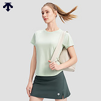 DESCENTE迪桑特WOMEN’S TRAINING系列女士短袖针织衫夏季 MT-MINT XL (175/92A)