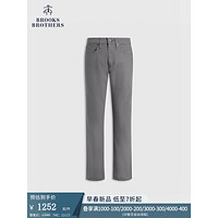 布克兄弟（BrooksBrothers）男士早春简约微弹休闲牛仔裤长裤 0007-深灰色 42/34