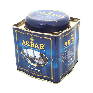 AKBAR 阿客巴 阿卡巴 经典伯爵红茶 进口茶叶（调味茶）烘培奶茶散茶250g*1罐