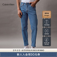 Calvin Klein Jeans24春夏男士通勤复古水洗微弹修身直筒牛仔裤J325414 1A4-牛仔浅蓝 30