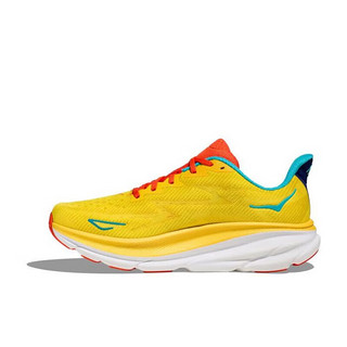 HOKA ONE ONE男鞋跑步鞋Clifton 9运动鞋时尚缓冲轻盈舒适网面透气 Bellwether Blue/Dazzlin3 14