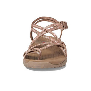 斯凯奇（SKECHERS）女鞋凉鞋休闲运动凉鞋 夹趾 缓震 户外沙滩凉鞋 夏季 Chocolate 9.5 /39.5码
